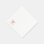 Amore Junggesellinnenabschied, That's Amore Brautp Serviette (Ecke)