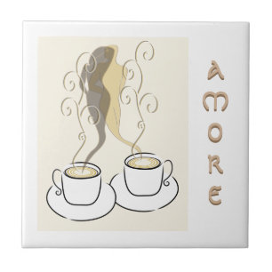 Amore-Kaffeebecher Fliese