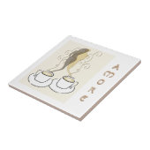 Amore-Kaffeebecher Fliese (Seite)