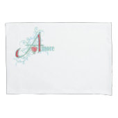AMORE - Liebe - Pillowcases Kissenbezug (Vorderseite-Links)