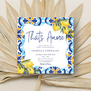 Amore Mediterranes Majolica Tiles Brautparty Einladung