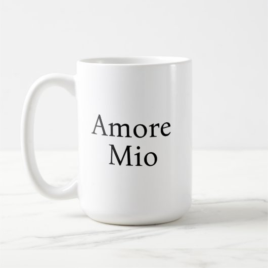 Amore Mio Chic Baby Shower Keepsake Kaffeetasse (Links)