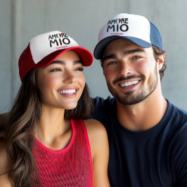 AMORE MIO Personalisiert Trucker Hat Truckerkappe