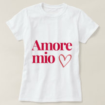 Amore Mio❤️ T-Shirt - Romantisches Baumwollgeschen