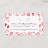 AMORE Niedlich Heart Little Sweetheart Diaper Raff Platzkarte (Vorderseite)