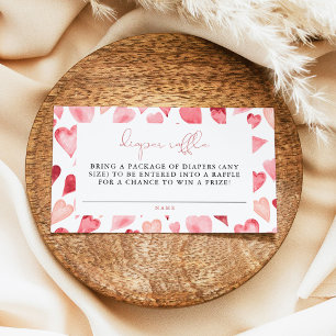 AMORE Niedlich Heart Little Sweetheart Diaper Raff Platzkarte