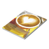 Amorecccino I heart Italienischer Kaffee Notizblock (Rotiert)