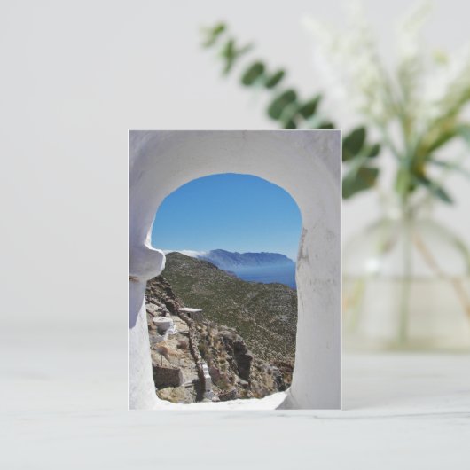 Amorgos Coast. Postkarte (Stehend Vorderseite)