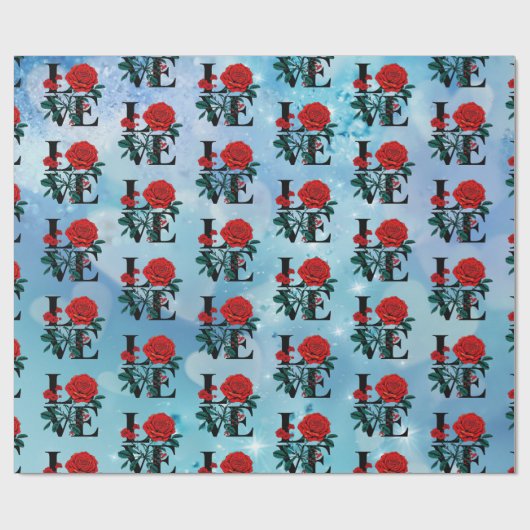 Amorisch Geschenkpapier (Flach)