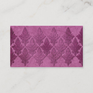 Amoroso: GEALTERTES PERGAMENT in der ROSE Visitenkarte