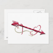 Amors Pfeil Postkarte (Vorne/Hinten)