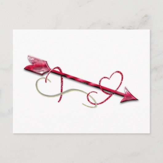 Amors Pfeil Postkarte (Vorderseite)