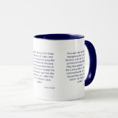 Amos 2:4 KJV Bible Scripture Zwei-Tone-Tasse Tasse (VorderseiteRechts)