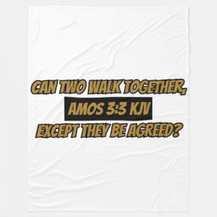 Amos 3:3 KJV Bible Verse Scripting Fleecedecke