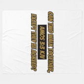 Amos 3:3 KJV Bible Verse Scripting Fleecedecke (Vorderseite (Horizontal))