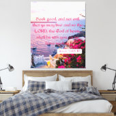 Amos 5:14 Bibelverse KJV Mauer Kunst Leinwanddruck (Insitu (Schlafzimmer))