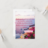 Amos 5:14 KJV Bible Verse Pic Flat Grußkarte Karte (Vorderseite/Rückseite Beispiel)