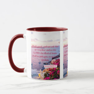 Amos 5:14 KJV Bible Verse Pic Zwei-Tone-Tasse Tasse