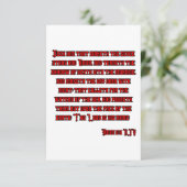 Amos 5:8 KJV Bibelverse Begrüßung Karte (Stehend Vorderseite)