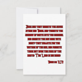 Amos 5:8 KJV Bibelverse Begrüßung Karte