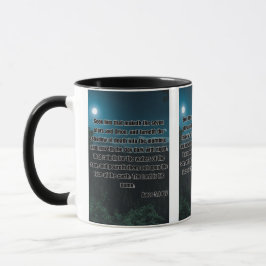 Amos 5:8 KJV Bibelverse Pic Two-Tone Tasse