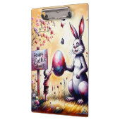 AMOS ~ HAPPY EASTER ~ Bunny und Amos ~ Klemmbrett (Links)