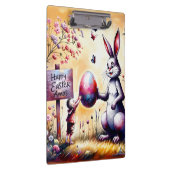 AMOS ~ HAPPY EASTER ~ Bunny und Amos ~ Klemmbrett (Rechts)
