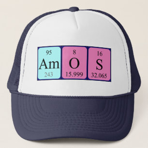 Amos Periodenname, der Truckerkappe