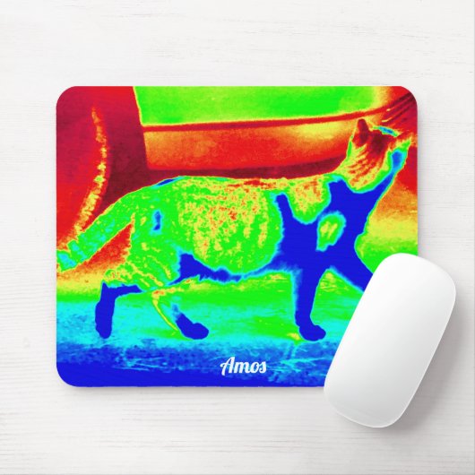 AMOS ~ Personalisierte Wärmeentwicklung ~ Spanisch Mousepad (Mit Mouse)