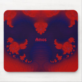 AMOS ~ Rote und blaue Maus-Pad Mousepad