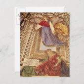 Amos und Angel halten Pinzern der Passion Postkarte (Vorne/Hinten)