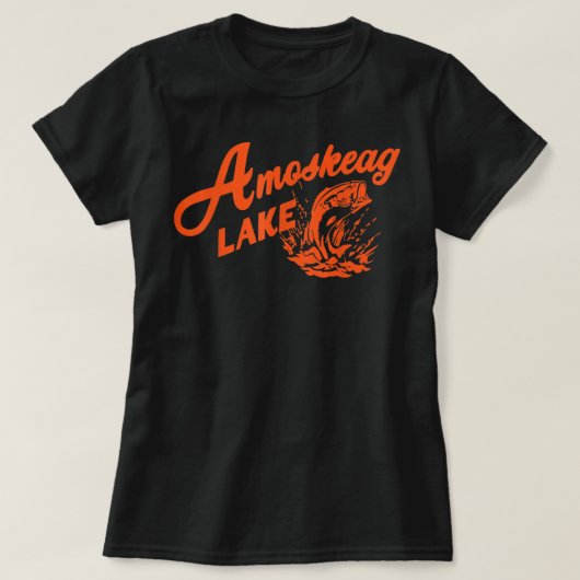 Amoskeag Lake Gift For Fishing Lover 2022  T-Shirt (Design vorne)