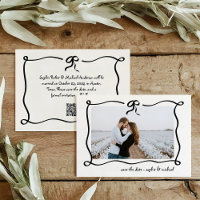 Amour | Illustrierte Hochzeit von Bow und Foto