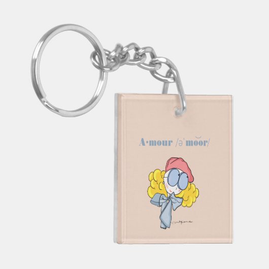 Amour Key Ring Schlüsselanhänger (Vorderseite links)