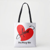 Amour (Liebe in Französisch) (Personalisierte Meld Tasche (Vorderseite)