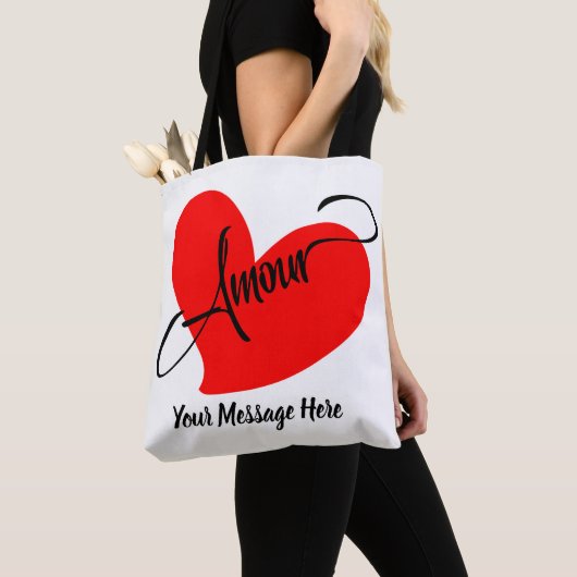 Amour (Liebe in Französisch) (Personalisierte Meld Tasche (Von Nahem)