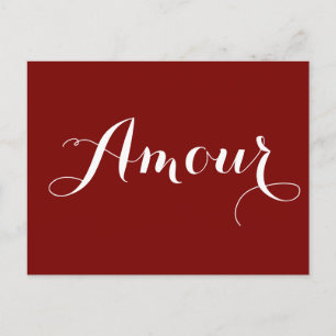 Amour Postkarte
