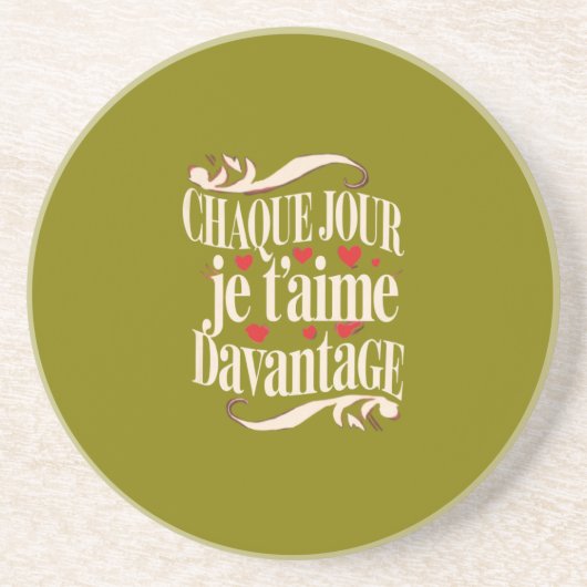 Amour pour Toujours Getränkeuntersetzer (Vorne)