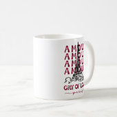 Amour Stadt der Liebe Paris – Eiffelturm Kaffeetasse (VorderseiteRechts)