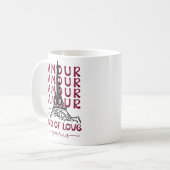 Amour Stadt der Liebe Paris – Eiffelturm Kaffeetasse (Vorderseite Links)