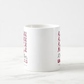 Amour Stadt der Liebe Paris – Eiffelturm Kaffeetasse (Mittel)
