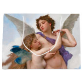 Amour und Psyche, Bouguereau große Geschenktasche Geschenktüte (Vorderseite)