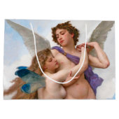 Amour und Psyche, Bouguereau große Geschenktasche Geschenktüte (Rückseite)