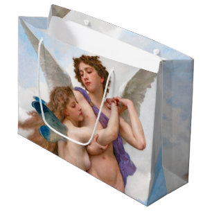 Amour und Psyche, Bouguereau große Geschenktasche Geschenktüte