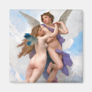 Amour und Psyche, Bouguereau Magnet