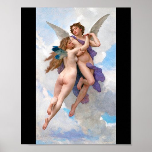 Amour und Psyche, Bouguereau Poster (Vorne)
