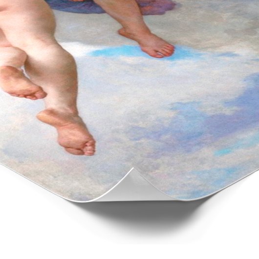 Amour und Psyche, Bouguereau Poster (Ecke)