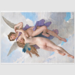 Amour und Psyche, Bouguereau Seidenpapier