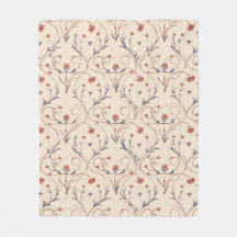 Amour Vine Fleece Decke
