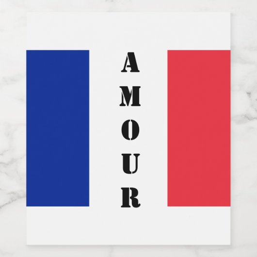 AMOUR WEINETIKETT (Einzelnes Label)
